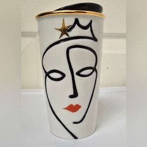 2015 Starbucks Ceramic Siren Face Mug-NWOT